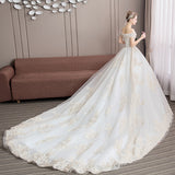 White Wedding Dress French Super Fairy Heavy Industry Star Hepburn 2026 New Bridal Main French Retro Wedding Dress HZ0517