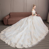 White Wedding Dress French Super Fairy Heavy Industry Star Hepburn 2026 New Bridal Main French Retro Wedding Dress HZ0517