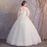 2025 New Bridal Wedding Wedding Apparent Skinny Sexy Big Horn Sleeve Princess Dream Wedding Dress T58 HZ0517