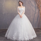 Main Wedding Dress 2025 New Bride Wedding Letter White Simple And Thin Wedding Dress Woman HZ0517