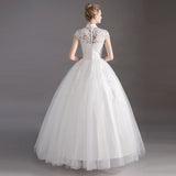 French Light Wedding Dress 2026 New Bridal Maids Go Out Yarn Super Fairy Simple Conservative Starry Little Children HZ0517