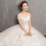 Light Sen Series Shoulder Wedding Dress 2026 New Uniform Bride Spring High-Rise Thin Simple Fashion Code HZ0517