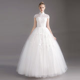 French Light Wedding Dress 2026 New Bridal Maids Go Out Yarn Super Fairy Simple Conservative Starry Little Children HZ0517