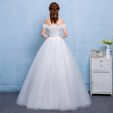 2026 New Spring Wedding Dress Brides Together To Show Thin Shoulder Wedding Dress Korean Style HZ0517