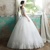 Wedding Dress 2026 New Korean Version Of The Bride Married A Shoulder-To-Shoulder Princess Simple Slim Light Wedding Dress HZ0517