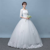White Wedding Dress 2026 New Bridal Wedding Master Yarn Yarn Is A Simple Thin Super Fairy Main Wedding Dress HZ0517