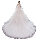 2025 New Bridal Thin Super Fairy Princess Dream Pregnant Woman Big Size Fat Mm Shading Belly High Waist Big Tail Wedding Dress HZ0517