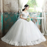 Wedding Dress 2026 New Korean Version Of The Bride Married A Shoulder-To-Shoulder Princess Simple Slim Light Wedding Dress HZ0517