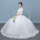 White Wedding Dress 2026 New Bridal Wedding Master Yarn Yarn Is A Simple Thin Super Fairy Main Wedding Dress HZ0517