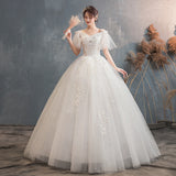 Light Wedding Dress 2025 New One-Word Shoulder Bride Wedding Sling Sen Wearing Thin Dream Wedding Dress F49 HZ0517