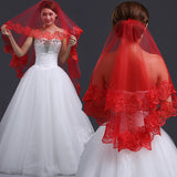 Bridal Head Yarn Korean Lace Lace Yarn Large Red Head Yarn Wedding Tug Head Yarn 1.5 Meters Wedding Dress Matching HZ0517