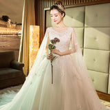 Light Main Wedding Dress 2026 New Long Tail French Retro Bridal Heavy Industry Super Xiansen Heben Thin Woman Wedding Dress HZ0517