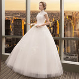 Wedding Dress 2026 New Bridal Collared A Thin Spring Simple Princess Lined Up Light Wedding Dress HZ0517