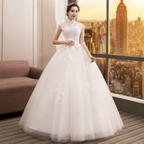 Wedding Dress 2026 New Bridal Collared A Thin Spring Simple Princess Lined Up Light Wedding Dress HZ0517