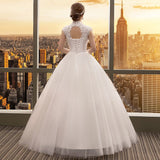 Wedding Dress 2026 New Bridal Collared A Thin Spring Simple Princess Lined Up Light Wedding Dress HZ0517