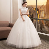 Wedding Dress 2026 New Bridal Collared A Thin Spring Simple Princess Lined Up Light Wedding Dress HZ0517