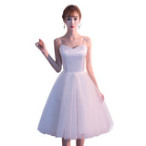 Wedding Bridesmaids In The Spring Slings Short Sen Series Travel To Shoot Fresh Couple Photo Light Wedding Season Dress HZ0517