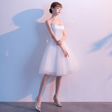 Wedding Bridesmaids In The Spring Slings Short Sen Series Travel To Shoot Fresh Couple Photo Light Wedding Season Dress HZ0517