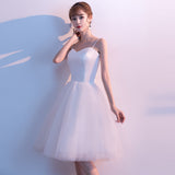 Wedding Bridesmaids In The Spring Slings Short Sen Series Travel To Shoot Fresh Couple Photo Light Wedding Season Dress HZ0517