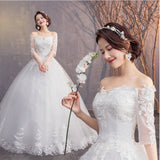 Main Wedding Dress 2025 New Bride Wedding Letter White Simple And Thin Wedding Dress Woman HZ0517