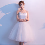 Wedding Bridesmaids In The Spring Slings Short Sen Series Travel To Shoot Fresh Couple Photo Light Wedding Season Dress HZ0517