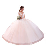 2025 New One-Word Shoulder-To-Shoulder-Style Wedding Dress White Bridal Lace Thin Shoulders Plus-Size Wedding Dress Woman G16 HZ0517