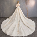 2025 New Bridal Princess Super Fairy Dream Big Dress Wedding Dress Bridal Maid Bridal Sen Tugage HZ0517