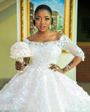 2026 New Bridal Wedding Dress Pregnant Princess Wedding Wedding Dress Big Size Tail Wedding Dress HZ0517