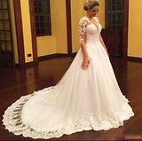 New Sexy Deep V-Neck Fishtail Wedding Dress Lace Wedding Dress HZ0517
