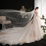 Brased Wedding Dress 2026 New Spring Bridal French Tug-And-Smori Super Fairy Dream Simple Go Out Yarn Light HZ0517