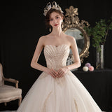 Brased Wedding Dress 2026 New Spring Bridal French Tug-And-Smori Super Fairy Dream Simple Go Out Yarn Light HZ0517