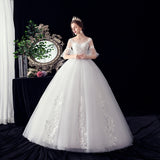 Wedding Dress 2025 New Bridal Wedding Dress Plus-Size Wedding Dress F54 HZ0517