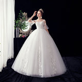 Wedding Dress 2025 New Bridal Wedding Dress Plus-Size Wedding Dress F54 HZ0517