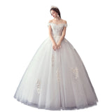 Wedding Dress 2025 New Hepburn Fashion Korean Style Simple Thin Bride Main Wedding Dress F61 HZ0517