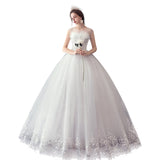 Supply Products 2025 New Wedding Dress Bride Word Shoulder Thin Large Size Dress Dress F63 HZ0517