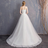 Wedding Dress 2026 New Bridal Thin Bosom Hepburn Simple Dream Super Fairy Long Tail Light Wedding Dress HZ0517