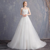 Wedding Dress 2026 New Bridal Thin Bosom Hepburn Simple Dream Super Fairy Long Tail Light Wedding Dress HZ0517