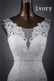 2026 New Wedding Dress Elegant Sexy Temperament Deep V Collar Body Waist Fish Tail Light Wedding Dress Dress Dress HZ0517