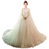 Light Main Wedding Dress 2026 New Long Tail French Retro Bridal Heavy Industry Super Xiansen Heben Thin Woman Wedding Dress HZ0517