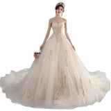 Brased Wedding Dress 2026 New Spring Bridal French Tug-And-Smori Super Fairy Dream Simple Go Out Yarn Light HZ0517