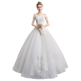 One-Word Shoulder Main Wedding Dress 2026 New Female Maid Bridal In The Spring High-Waist Long Tug-Tail Thin Dress HZ0517