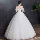 Main Light Wedding Dress 2026 New Bridal Small Spring High-Waisted Belly Large-Size Simple Dress Dress Dress HZ0517