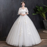 Main Light Wedding Dress 2026 New Bridal Small Spring High-Waisted Belly Large-Size Simple Dress Dress Dress HZ0517