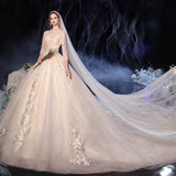 2025 New Bridal Princess Super Fairy Dream Big Dress Wedding Dress Bridal Maid Bridal Sen Tugage HZ0517