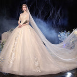 2025 New Bridal Princess Super Fairy Dream Big Dress Wedding Dress Bridal Maid Bridal Sen Tugage HZ0517