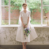 Travel Shot Light Wedding Dress 2026 New Bridal Wedding Dress Girl Little Fairy Dreamy Lineage Simple HZ0517