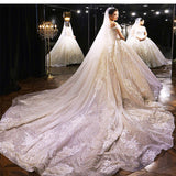Starry Sky Wedding Dress 2026 New Temperament High-End Sen Series Super Fairy Princess Dream Luxury Big Tail Bride HZ0517