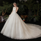 2026 New Light Wedding Dress Sen Family Wedding Private Set Wedding Dress Tug Tail Thin Dress Dress Dress HZ0517