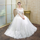 Main Wedding Dress Woman 2026 New Autumn And Winter Korean Version Of The Bride's Long-Sleeved Lace Tug Tail Thin Wedding Dress HZ0517