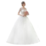 Wedding Dress 2026 New Bridal Princess French Retro Lace Thin Temperament Wedding Dress HZ0517